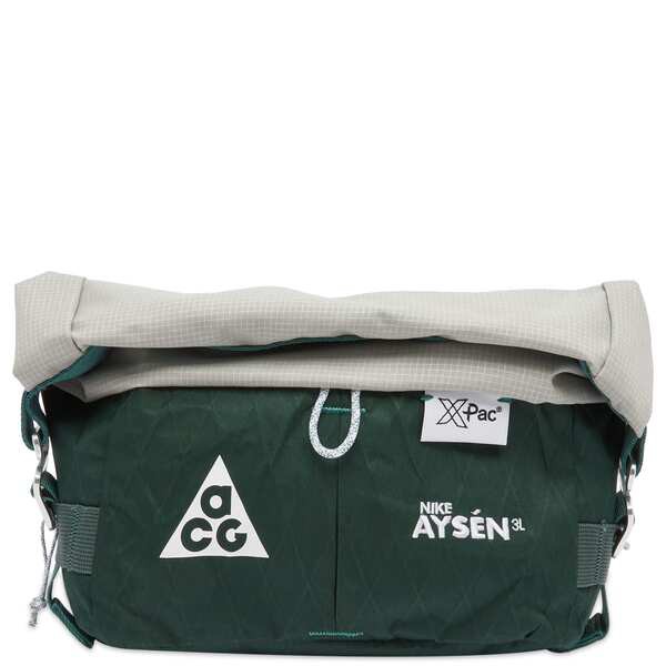 ナイキ メンズ ボディバッグ・ウエストポーチ バッグ Nike ACG Aysen Waistpack Vintage Green Iron Ore & White