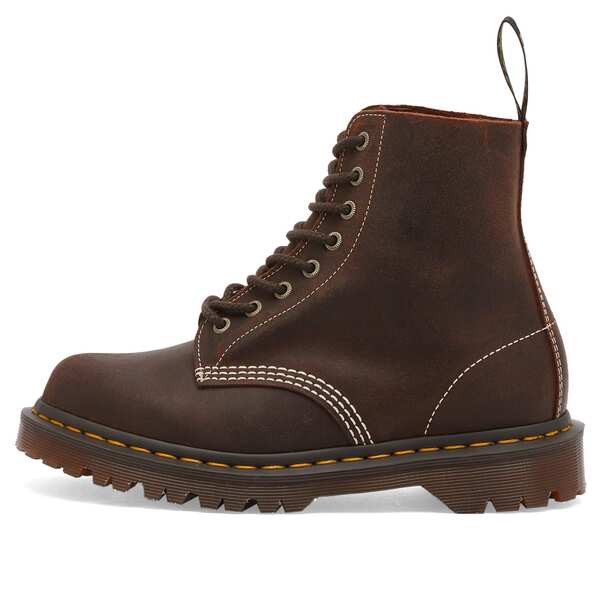 ドクターマーチン メンズ ブーツ・レインブーツ シューズ Dr. Martens 1460 Wax Commander Boot Rustric Brown