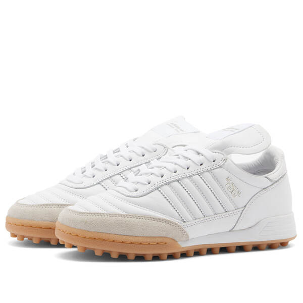 アディダス メンズ スニーカー シューズ Adidas Mundial Team Rs White & Gumの通販は
