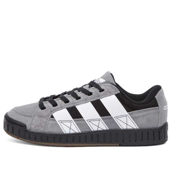 アディダス メンズ スニーカー シューズ Adidas Lwst Grey Four, White & Core Black ミドルカット