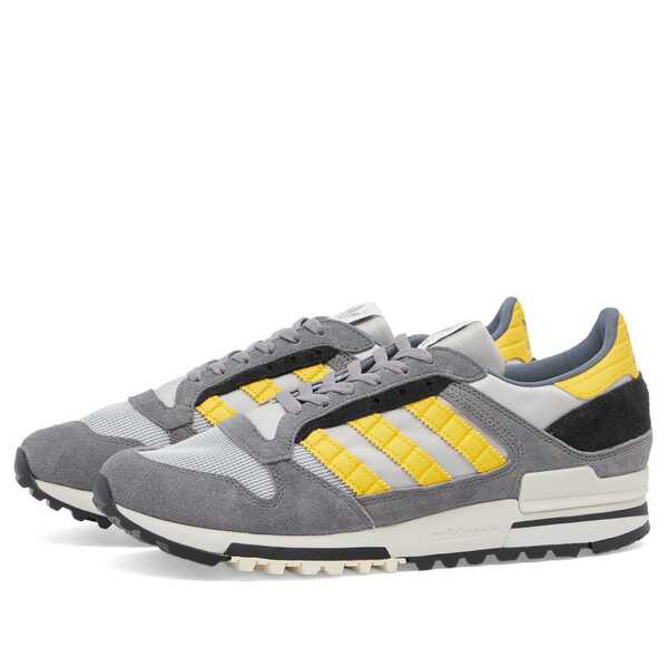 アディダス メンズ スニーカー シューズ Adidas Zx 600 OG Clear Onix Super Yellow & Granite