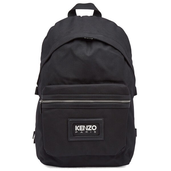 ケンゾー メンズ バックパック・リュックサック バッグ Kenzo Logo Nylon Backpack Blackの通販は 65,800円