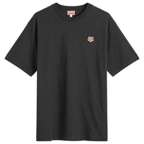 ケンゾー メンズ Tシャツ トップス Kenzo Embroidered Tiger T-Shirt Blackの通販は