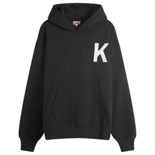 ケンゾー メンズ パーカー・スウェット アウター Kenzo Lucky Tiger Hoodie Black