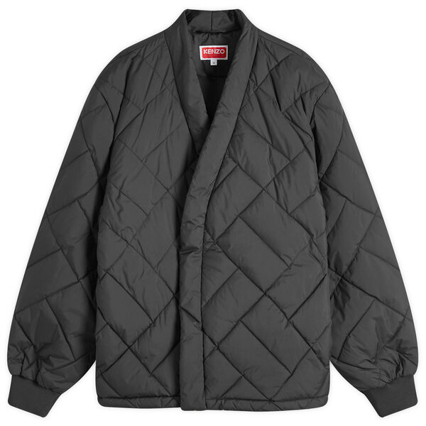 ケンゾー メンズ ジャケット・ブルゾン アウター Kenzo Weave Down Kimono Jacket Blackの通販は 118,800円