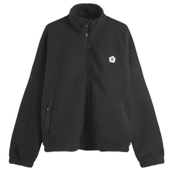 ケンゾー メンズ ジャケット・ブルゾン アウター Kenzo Boke Polar Fleece Jacket Black