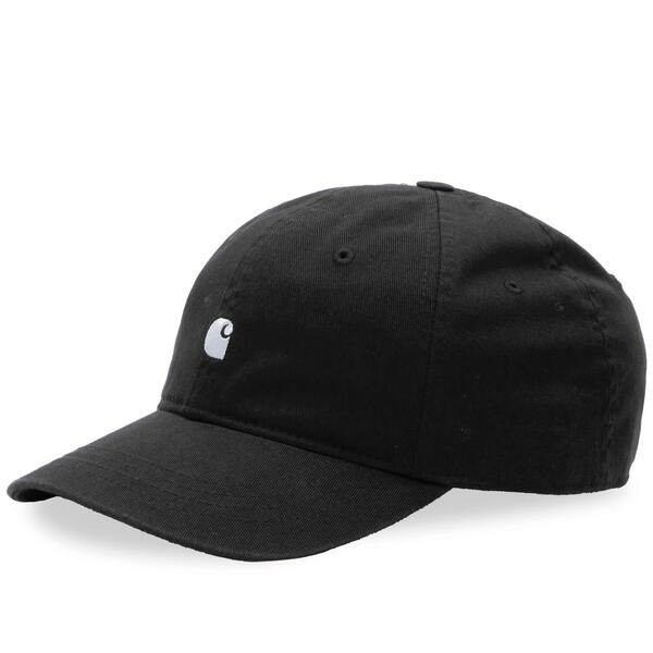 カーハート メンズ 帽子 アクセサリー Carhartt WIP Madison Logo Cap Black & White