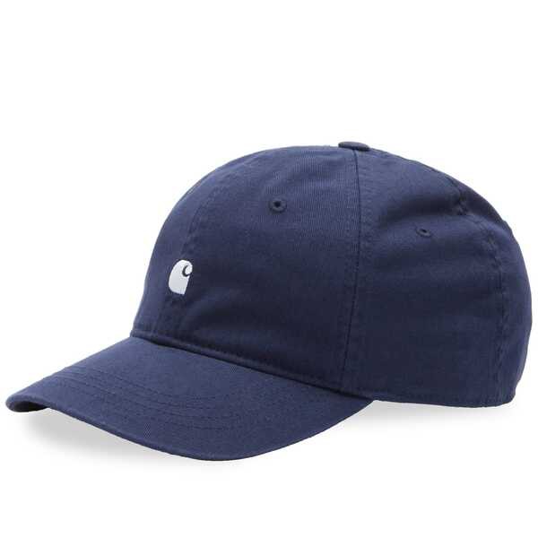 カーハート メンズ 帽子 アクセサリー Carhartt WIP Madison Logo Cap Air Force Blue & White