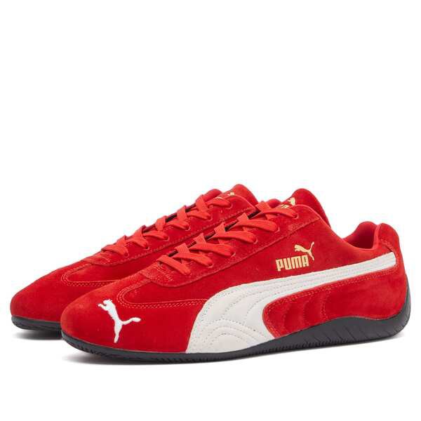 プーマ メンズ スニーカー シューズ Puma Speedcat OG Puma Red & Puma White