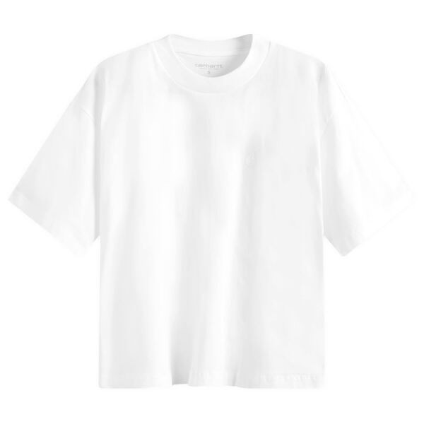 カーハート レディース Tシャツ トップス Carhartt WIP Chester T-Shirt White