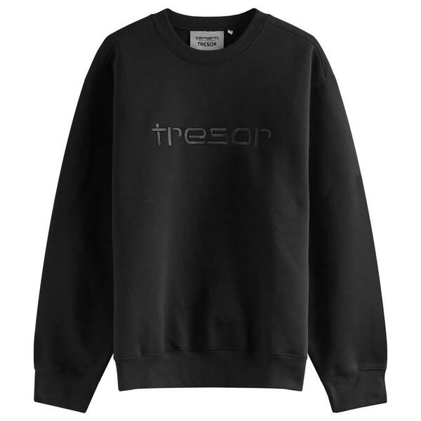 カーハート メンズ パーカー・スウェット アウター Carhartt WIP x TRESOR Techno Alliance Sweatshirt Black & Greyの通販は