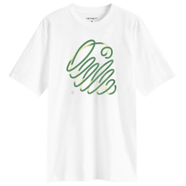 カーハート メンズ Tシャツ トップス Carhartt WIP Noodle T-Shirt White