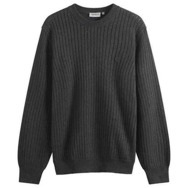 カーハート メンズ ニット・セーター アウター Carhartt WIP Caleb Fisherman Jumper Black