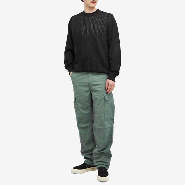 カーハート メンズ ニット・セーター アウター Carhartt WIP Caleb Fisherman Jumper Black