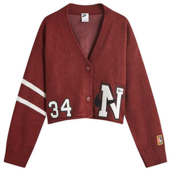 ナイキ レディース カーディガン アウター Nike NSW Yoon Cardigan Dark Team Red & Phantomの通販は 20,986円
