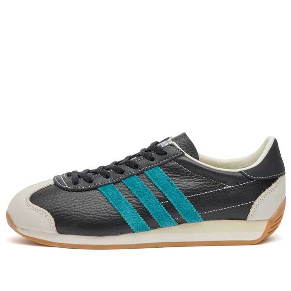 アディダス レディース スニーカー シューズ Adidas Country OG W Core Black, Legacy Teal & Silver