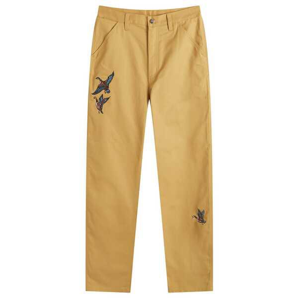 カーハート メンズ カジュアルパンツ ボトムス Carhartt WIP Ducks Single Knee Pants Bourbon