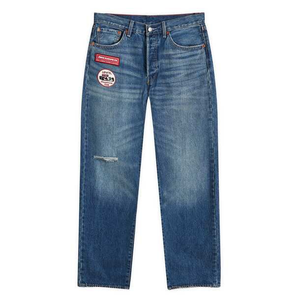 リーバイス メンズ デニムパンツ ボトムス Levis x McLaren Heritage 501 Jeans Blue