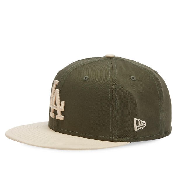 ニューエラ メンズ 帽子 アクセサリー New Era LA Dodgers Side Patch 59Fifty Cap Khaki