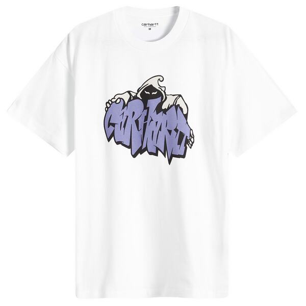 カーハート メンズ Tシャツ トップス Carhartt WIP Yute T-Shirt WhiteTシャツ