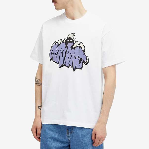 カーハート メンズ Tシャツ トップス Carhartt WIP Yute T-Shirt White