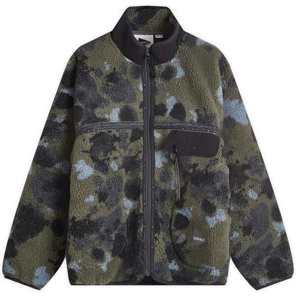 グラミチ メンズ ジャケット・ブルゾン アウター Gramicci x and wander Tape Fleece Jacket Camo