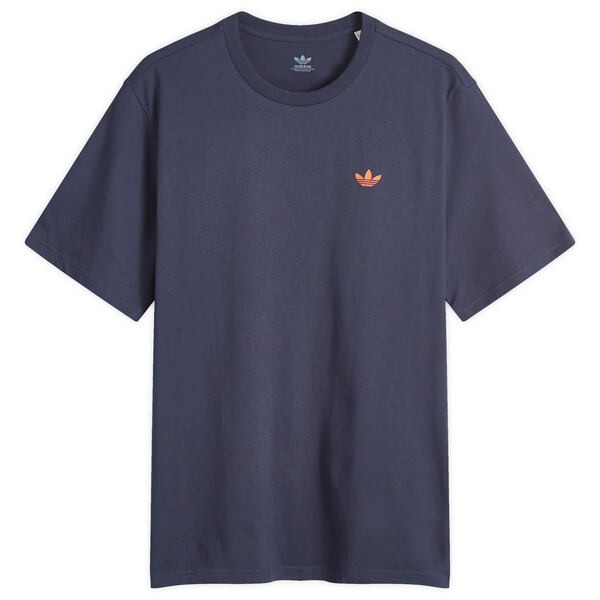 アディダス メンズ Tシャツ トップス Adidas 4.0 Logo T-Shirt Legend Ink & Collegiate Orangeの通販は