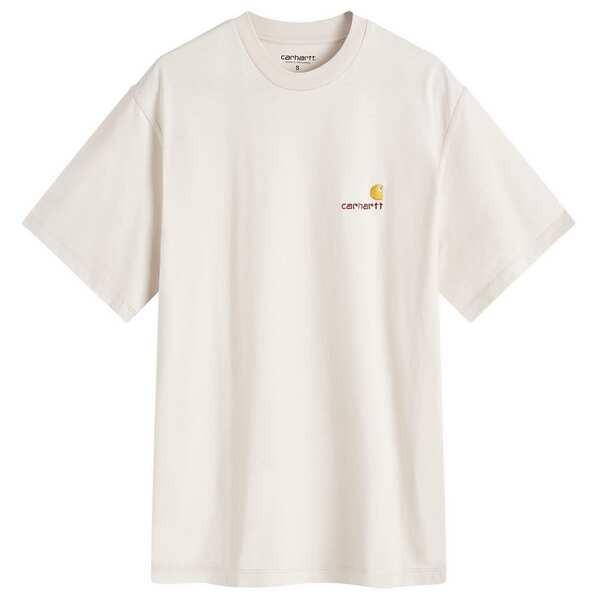 カーハート レディース Tシャツ トップス Carhartt WIP American Script T-Shirt Moonbeam