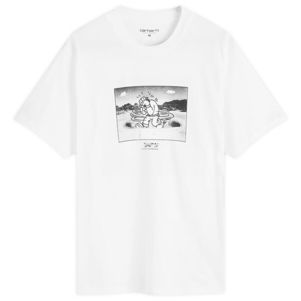 カーハート メンズ Tシャツ トップス Carhartt WIP Think Tank T-Shirt Whiteの通販は 8,986円