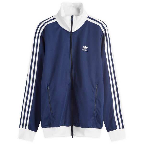 アディダス メンズ ジャケット・ブルゾン アウター Adidas Beckenbauer Track Top Night Indigo