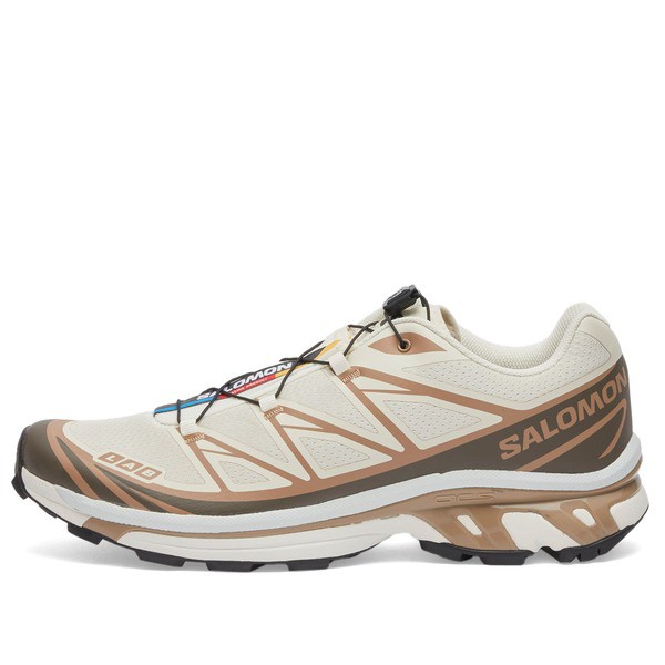 サロモン メンズ スニーカー シューズ Salomon Xt-6 Almond Milk Portabella & Ice Flow