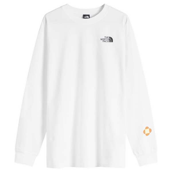 ノースフェイス メンズ Tシャツ トップス The North Face NSE x Yinka Ilori Graphic Long Sleeve T-Shirt Tnf Whiteの通販は