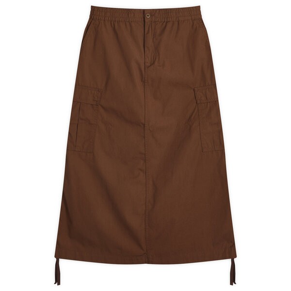 カーハート レディース スカート ボトムス Carhartt WIP Cargo Midi Skirt Chocolate