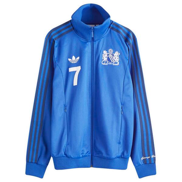 アディダス メンズ パーカー・スウェット アウター Adidas Manchester United FC Track Top Bold Blueの通販は