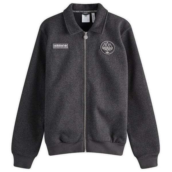 アディダス メンズ パーカー・スウェット アウター Adidas SPZL F.C. Track Top Dark Grey Heather