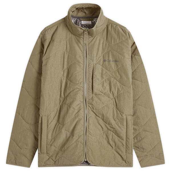 コロンビア メンズ ジャケット・ブルゾン アウター Columbia Birchwood II Quilted Jacket Stone Green