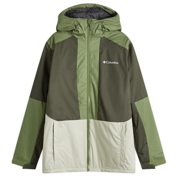 コロンビア メンズ ジャケット・ブルゾン アウター Columbia Point Park II Insulated Jacket Canteen Greenscape & Safari