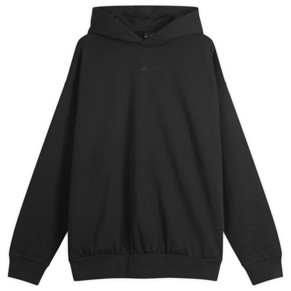 アディダス メンズ パーカー・スウェット アウター Adidas Basketball Hoodie Black & Red