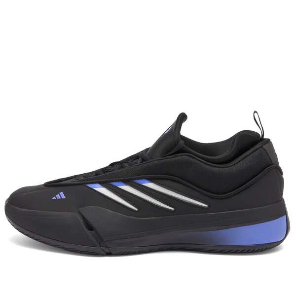 アディダス メンズ スニーカー シューズ Adidas Dame 9 Sneaker Black, White & Cobalt Blue