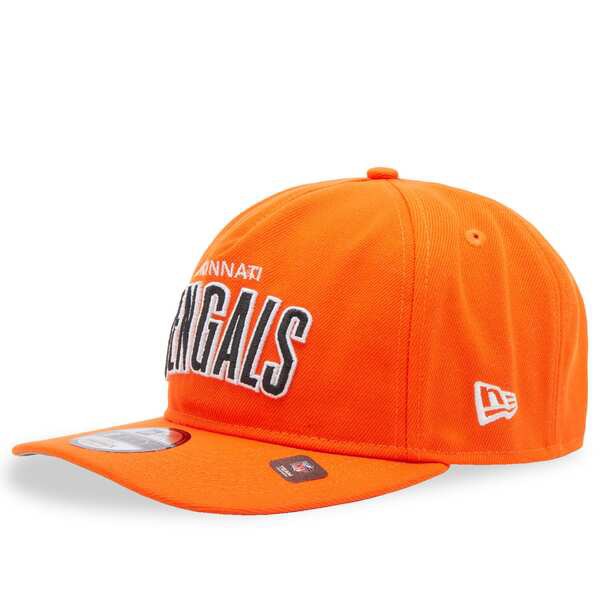 ニューエラ メンズ 帽子 アクセサリー New Era Cincinnati Bengals 9Fifty Adjustable Cap Orange