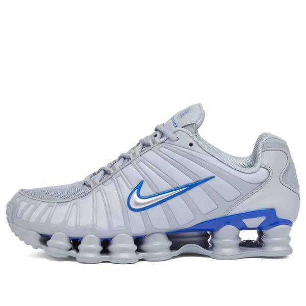 ナイキ メンズ スニーカー シューズ Nike Shox Tl Sneaker Grey Silver & Blue