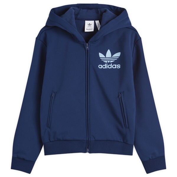 アディダス メンズ パーカー・スウェット アウター Adidas x Wales Bonner Track Hoodie Collegiate Navy