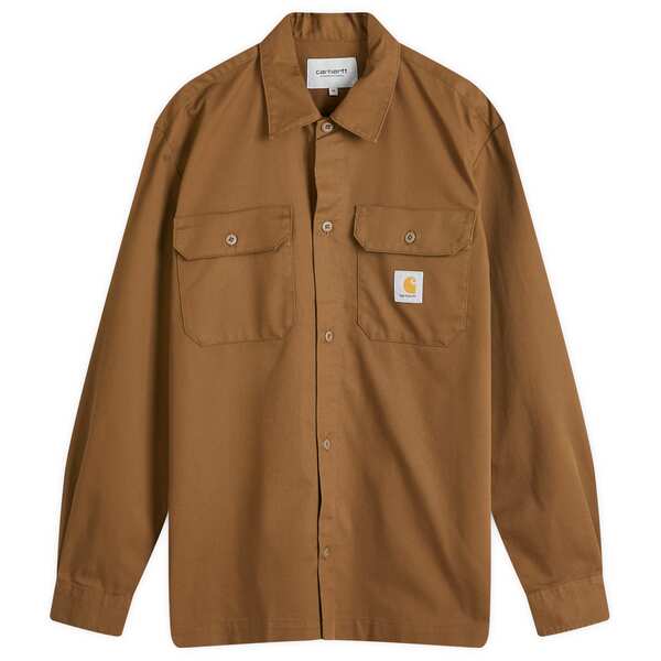 カーハート メンズ シャツ トップス Carhartt WIP Craft Overshirt Chocolate