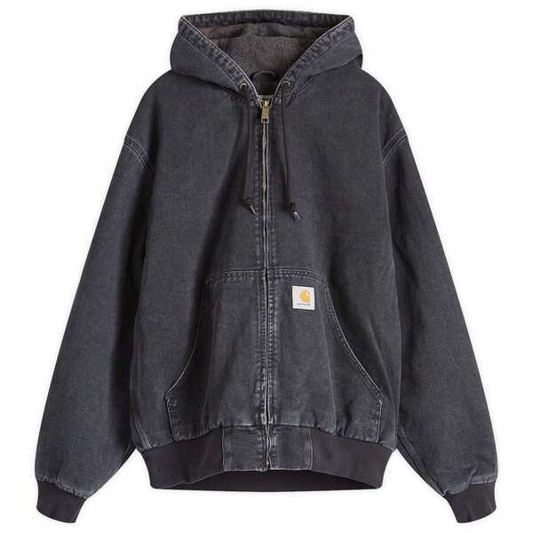 カーハート メンズ ジャケット・ブルゾン アウター Carhartt WIP Denim OG Active Jacket Black Stone  Washed - vector-oikonomiki.gr