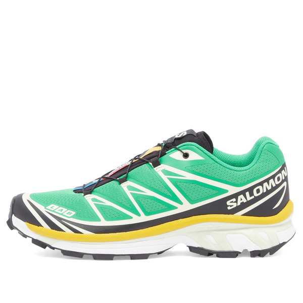 サロモン メンズ スニーカー シューズ Salomon XT-6 Bright Green Black & Sulphur