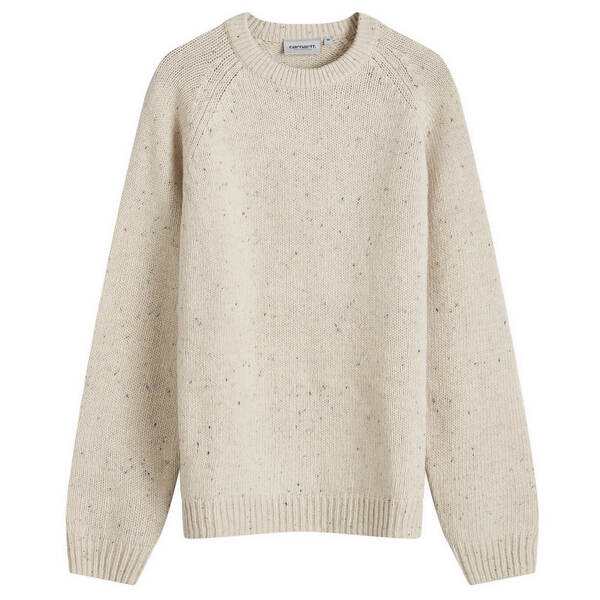 カーハート メンズ ニット・セーター アウター Carhartt WIP Anglistic Knit Jumper Speckled Moonbeam