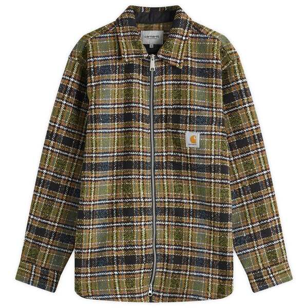 カーハート メンズ ジャケット・ブルゾン アウター Carhartt WIP Stroy Zip Shirt Jacket Black Checkの通販は