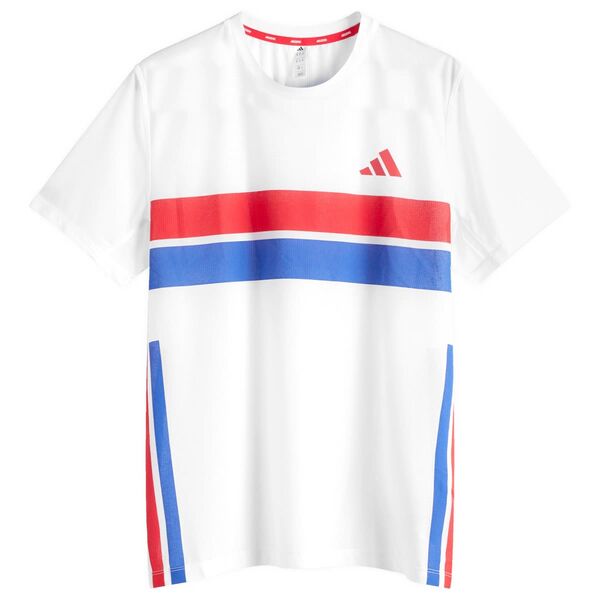 アディダス メンズ Tシャツ トップス adidas Adizero Run T-Shirt Whiteの通販は 10,765円