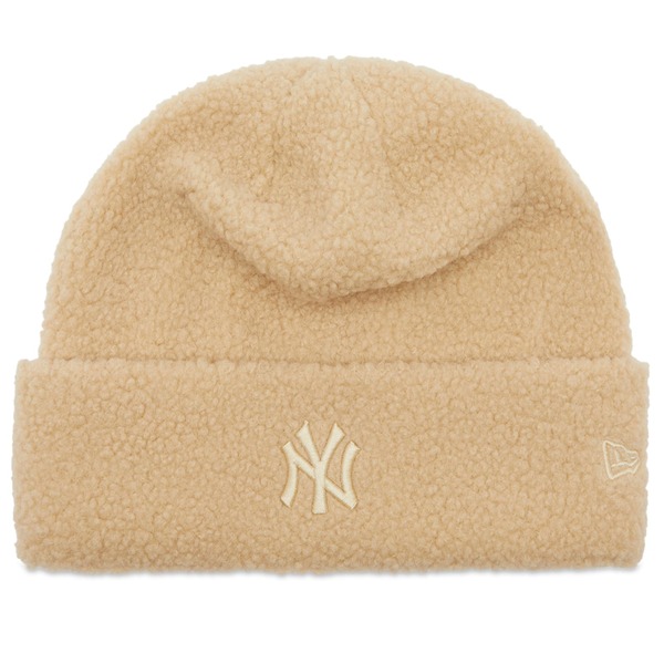 ニューエラ レディース 帽子 アクセサリー New Era New York Yankees Borg Beanie Hat Naturalの通販は 12,480円
