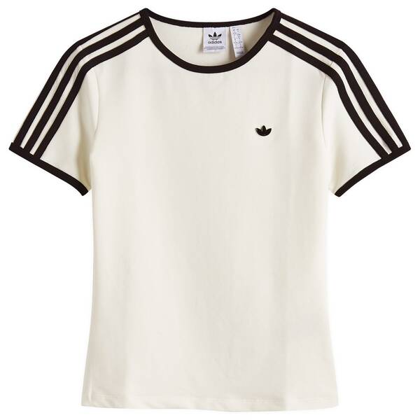 アディダス レディース Tシャツ トップス Adidas 3 Stripe Cali